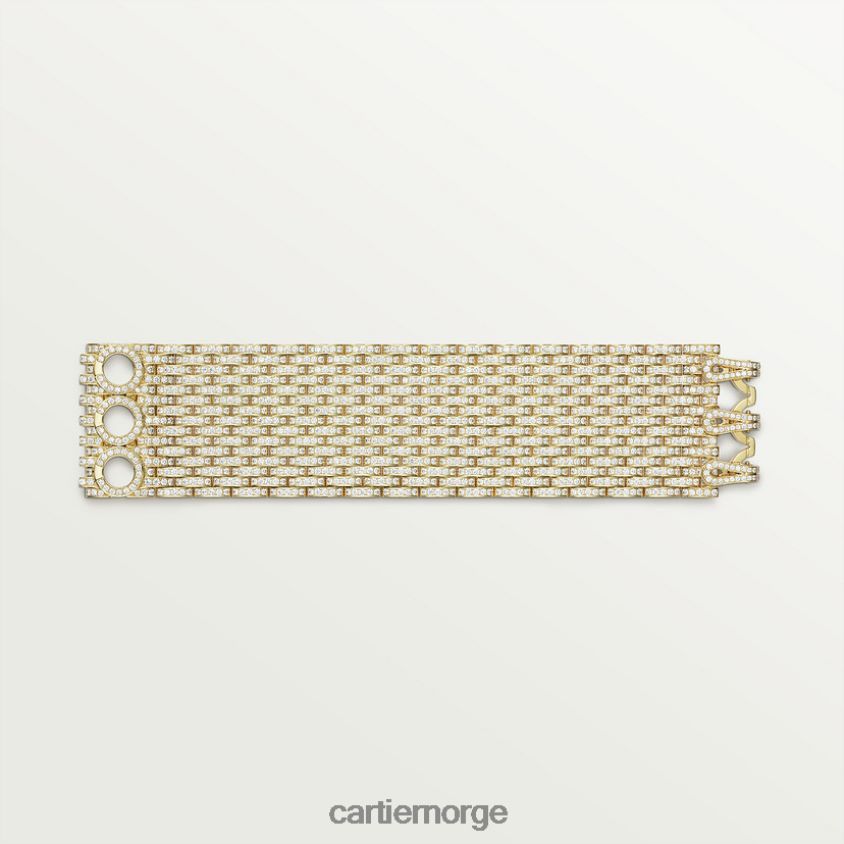 smykker Cartier agrafe mansjett armbånd stilig F4466N349