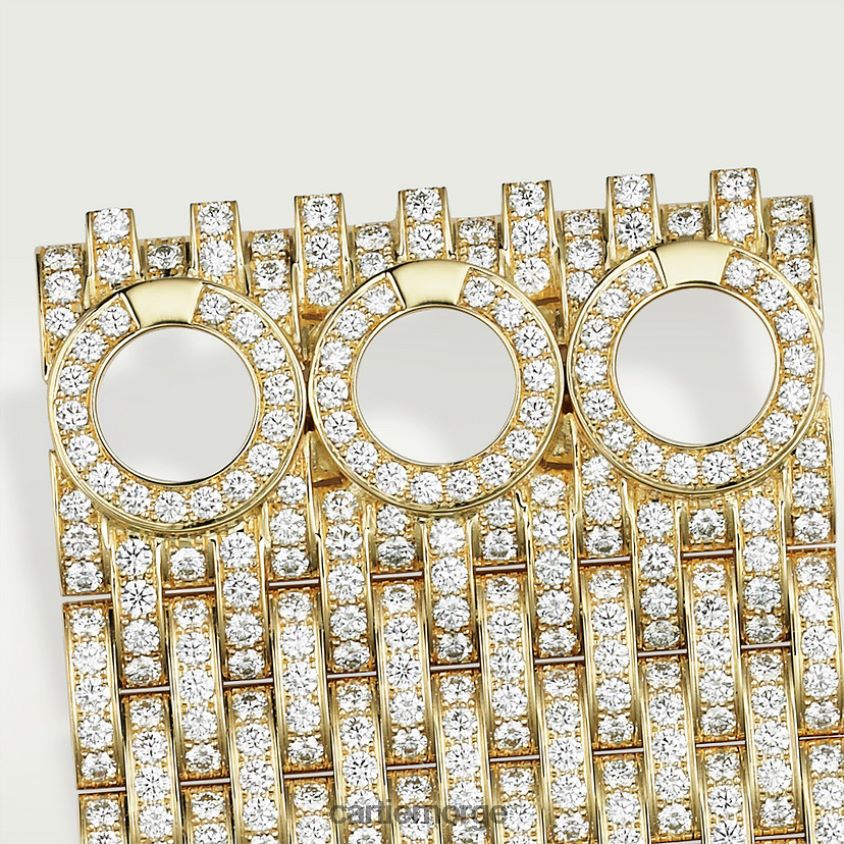 smykker Cartier agrafe mansjett armbånd stilig F4466N349