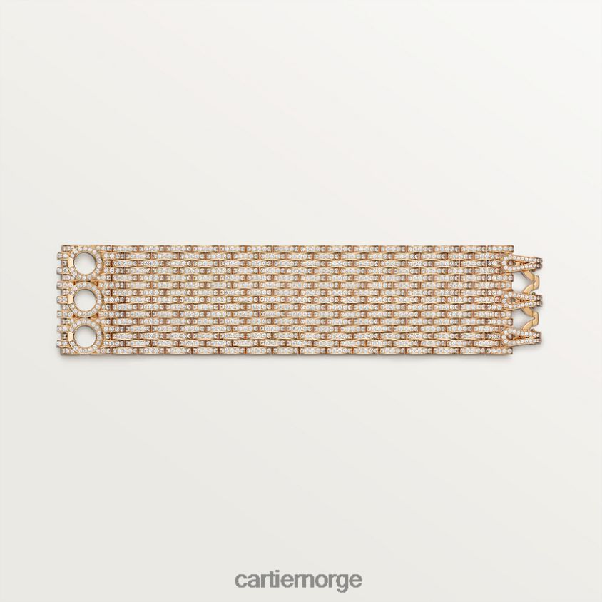 smykker Cartier agrafe mansjett armbånd stilig F4466N350