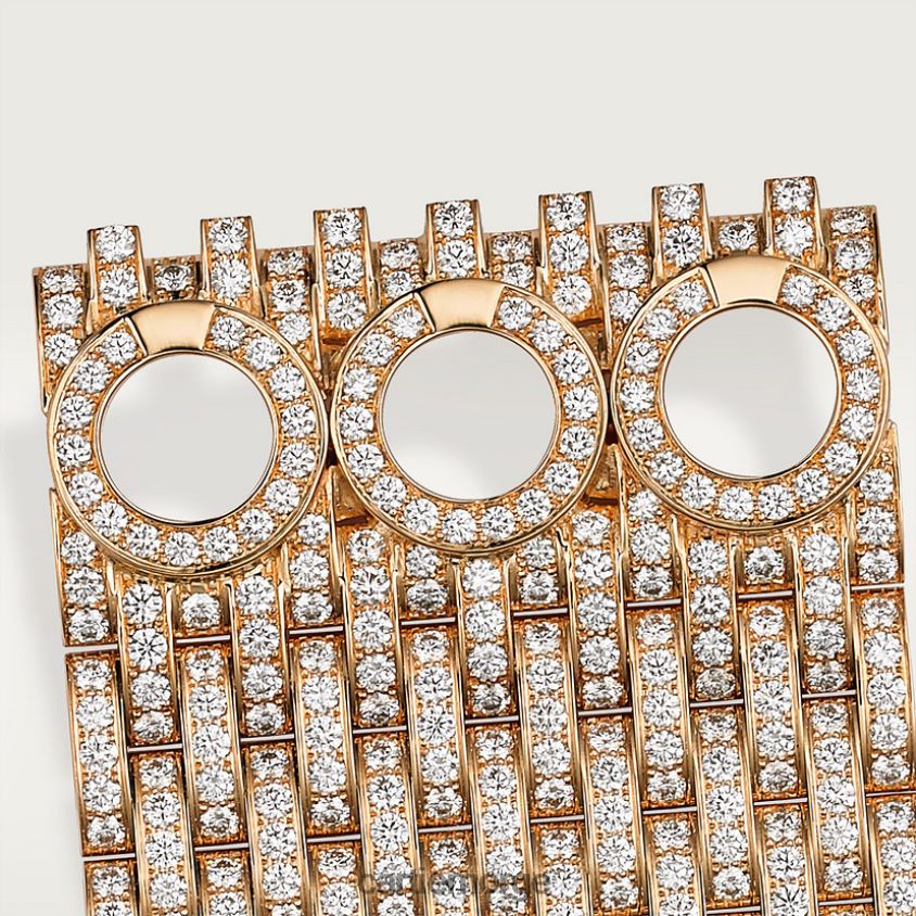 smykker Cartier agrafe mansjett armbånd stilig F4466N350