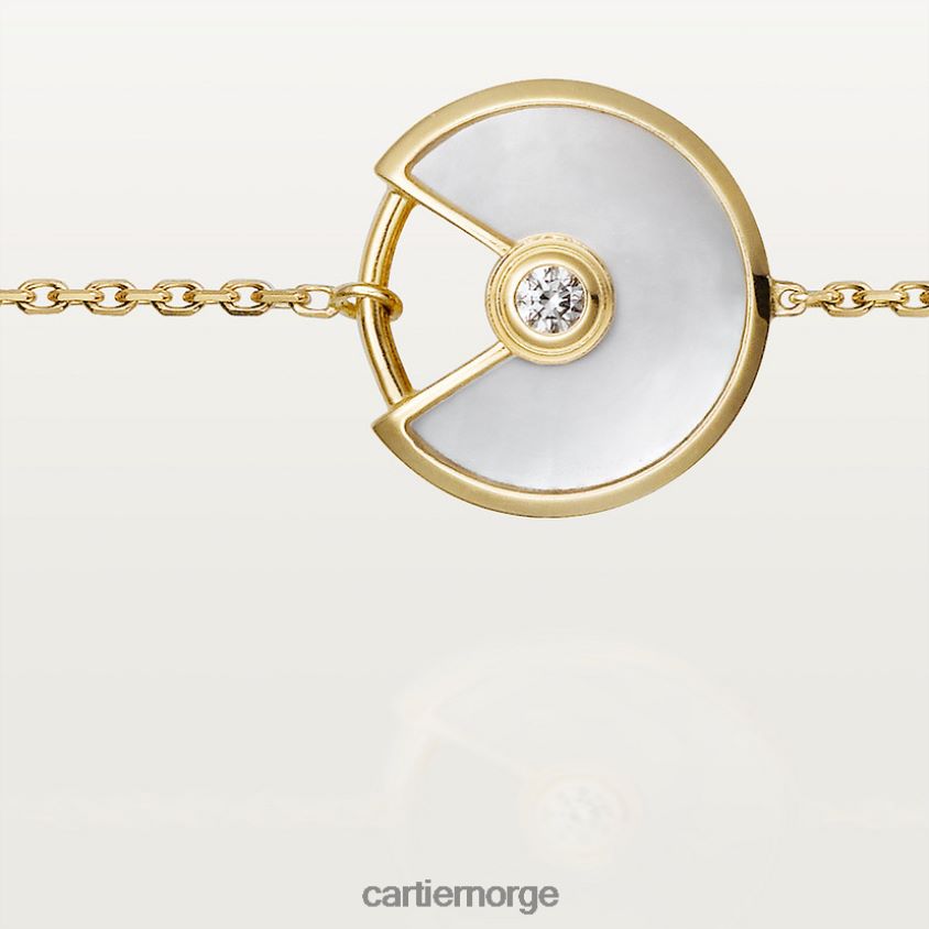 smykker Cartier amulettarmbånd, xs-modell gult gull F4466N363