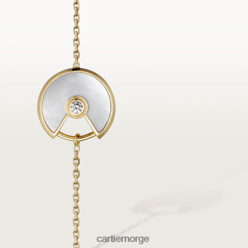 smykker Cartier amulettarmbånd, xs-modell gult gull F4466N363