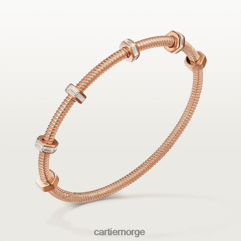 smykker Cartier ecrou armbånd Rose gull F4466N288