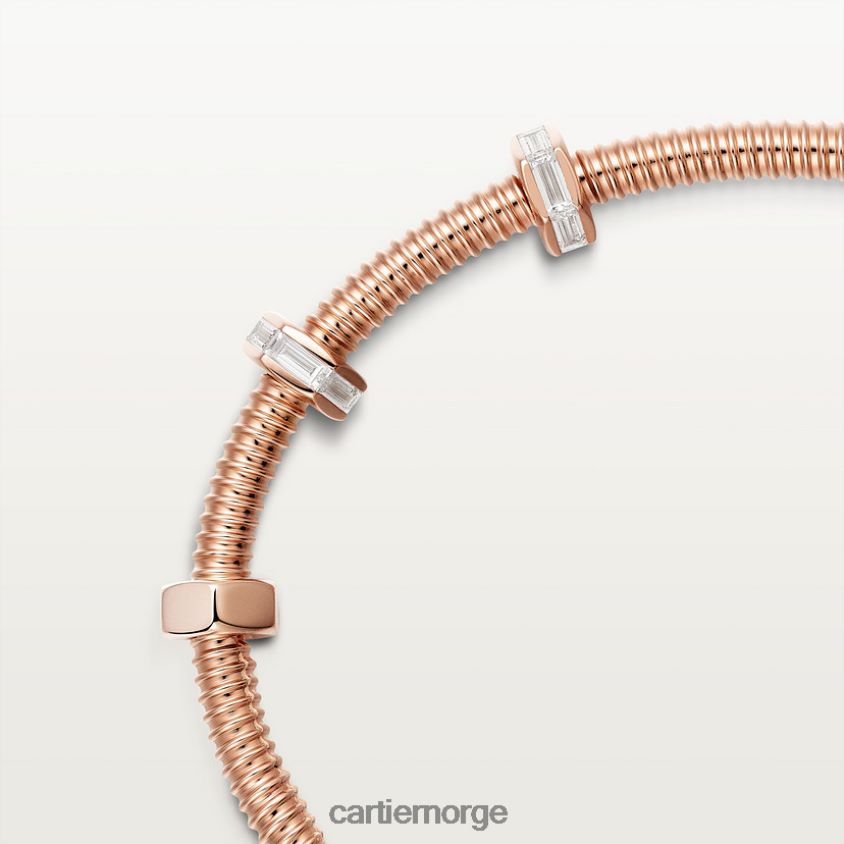 smykker Cartier ecrou armbånd Rose gull F4466N288
