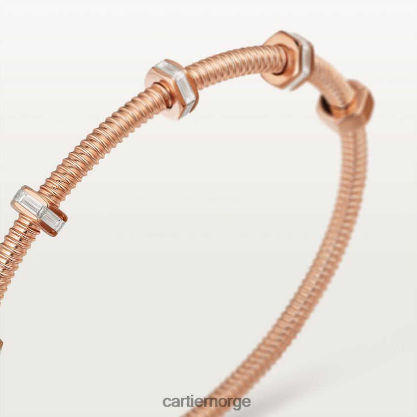 smykker Cartier ecrou armbånd Rose gull F4466N288
