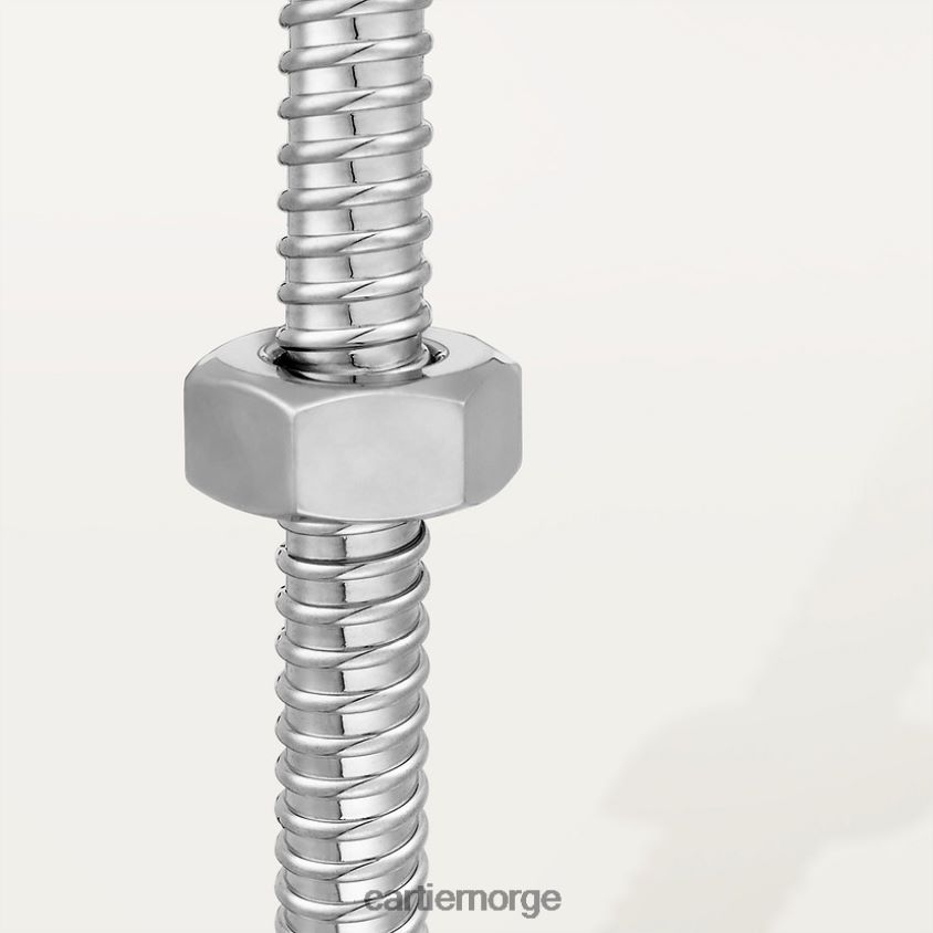 smykker Cartier ecrou armbånd hvitt gull F4466N291