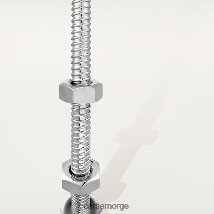 smykker Cartier ecrou armbånd hvitt gull F4466N291