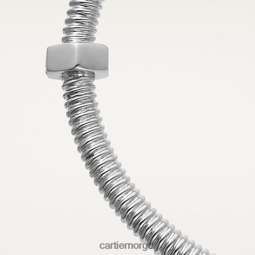 smykker Cartier ecrou armbånd hvitt gull F4466N291