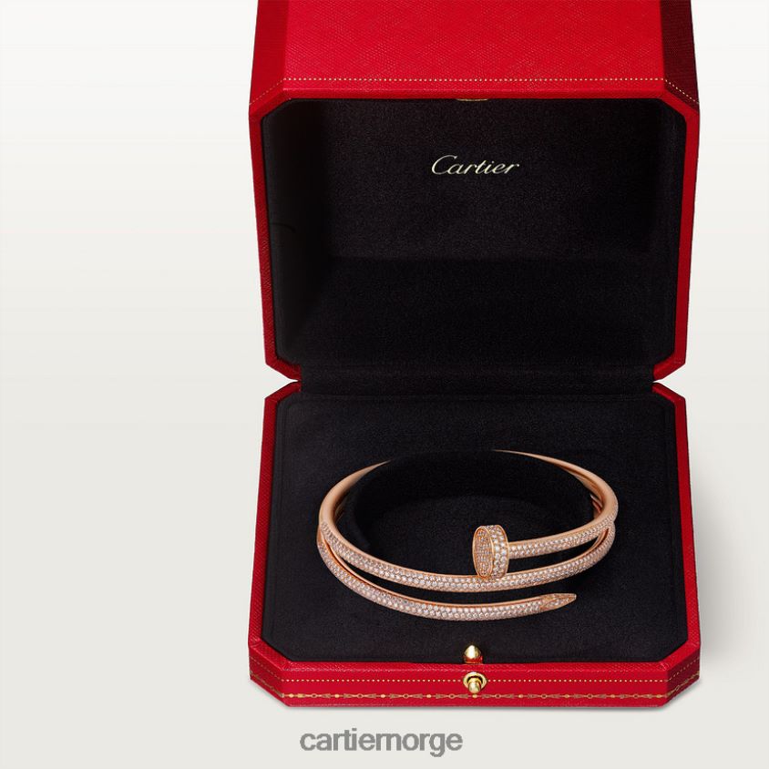smykker Cartier juste un clou armbånd Rose gull F4466N214