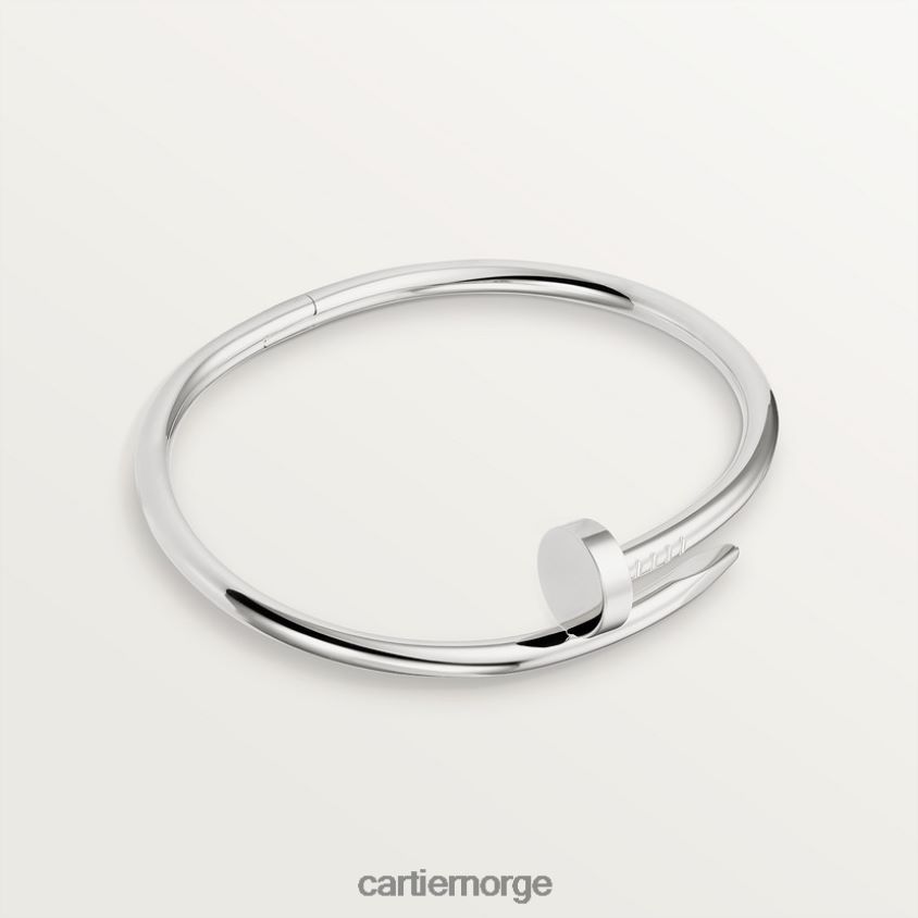 smykker Cartier juste un clou armbånd hvitt gull F4466N201