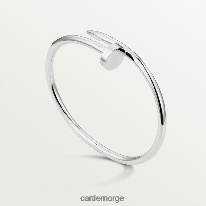 smykker Cartier juste un clou armbånd hvitt gull F4466N201