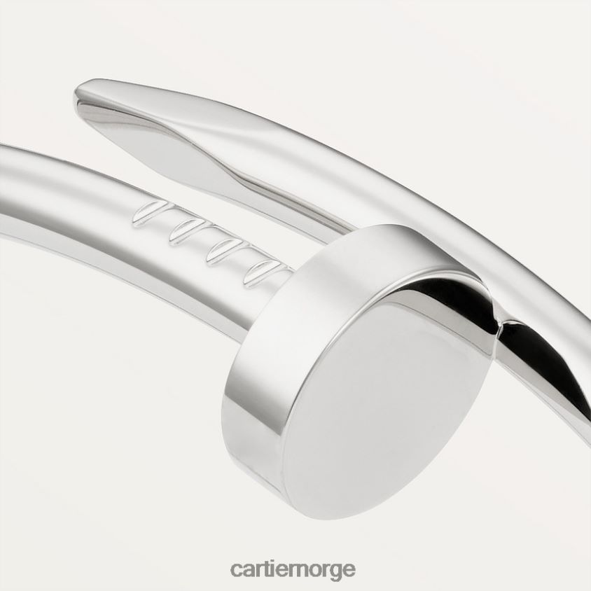 smykker Cartier juste un clou armbånd hvitt gull F4466N201