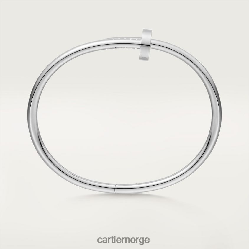 smykker Cartier juste un clou armbånd hvitt gull F4466N201