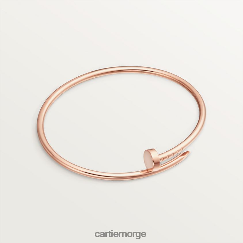 smykker Cartier juste un clou armbånd, liten modell Rose gull F4466N207