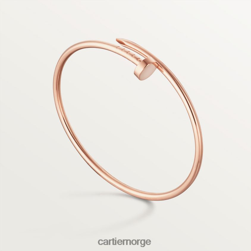 smykker Cartier juste un clou armbånd, liten modell Rose gull F4466N207