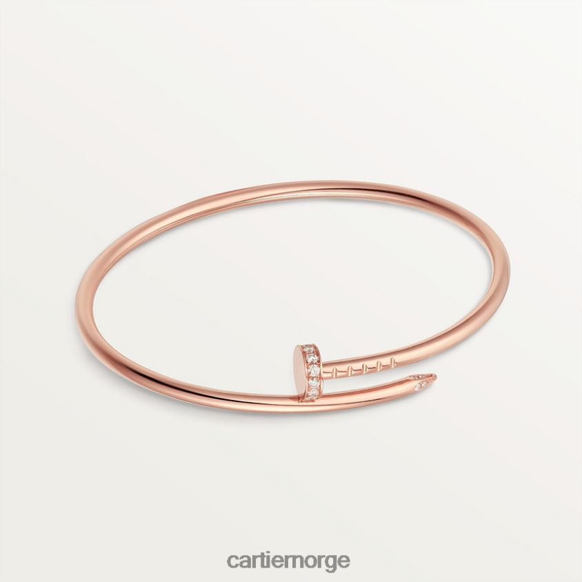 smykker Cartier juste un clou armbånd, liten modell Rose gull F4466N208