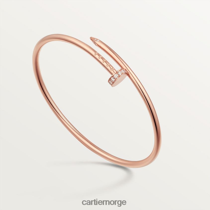 smykker Cartier juste un clou armbånd, liten modell Rose gull F4466N208