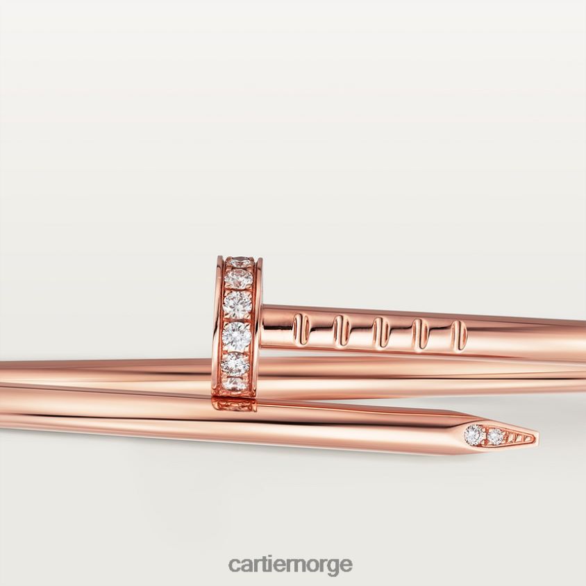 smykker Cartier juste un clou armbånd, liten modell Rose gull F4466N208