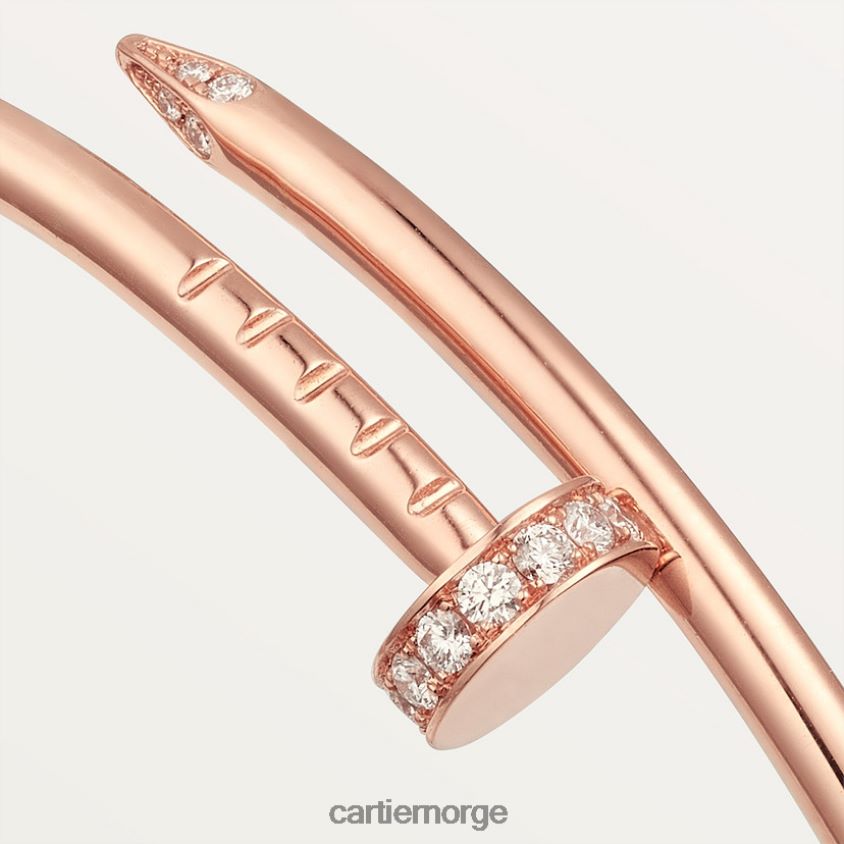 smykker Cartier juste un clou armbånd, liten modell Rose gull F4466N208