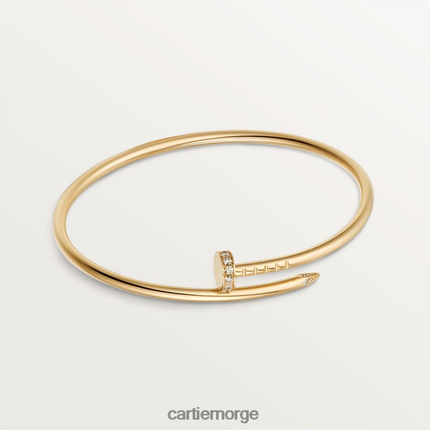 smykker Cartier juste un clou armbånd, liten modell gult gull F4466N205