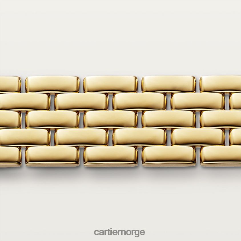 smykker Cartier maillon panthere armbånd gult gull F4466N343