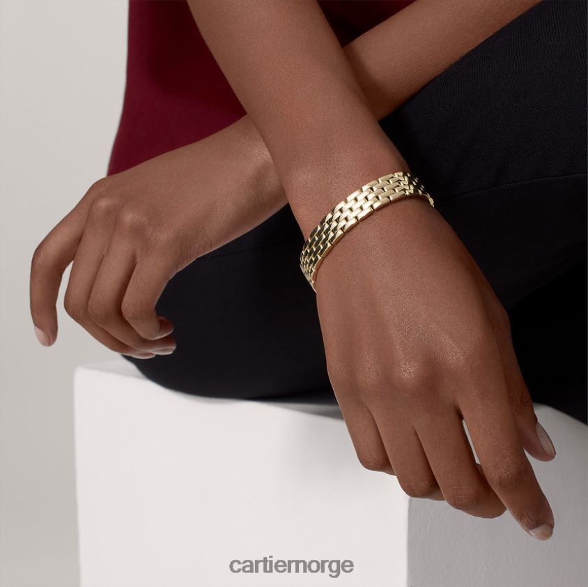 smykker Cartier maillon panthere armbånd gult gull F4466N343