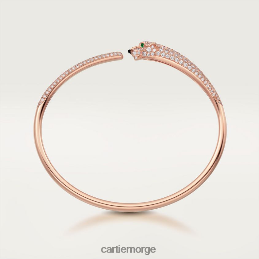 smykker Cartier panter armbånd Rose gull F4466N232