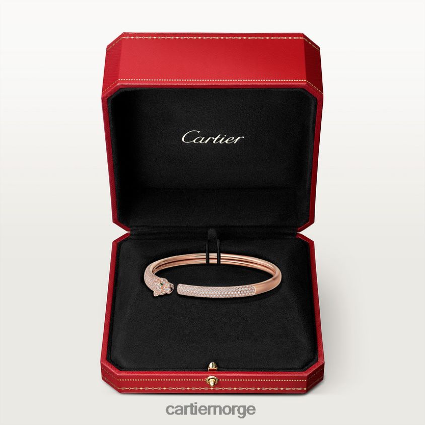 smykker Cartier panter armbånd Rose gull F4466N232