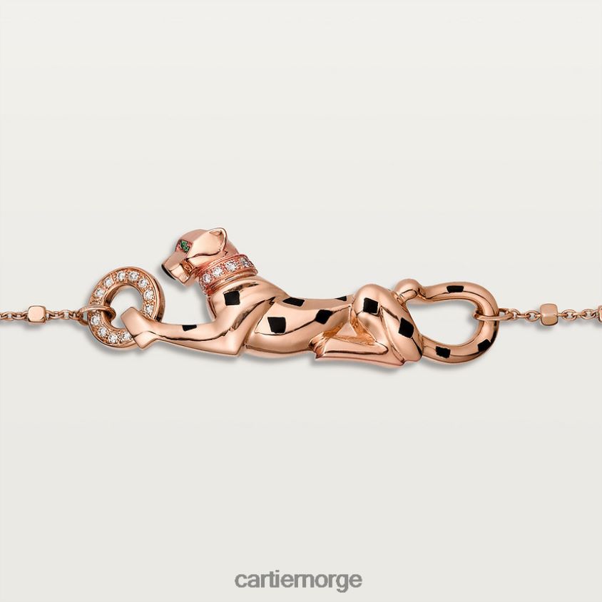 smykker Cartier panter armbånd Rose gull F4466N238