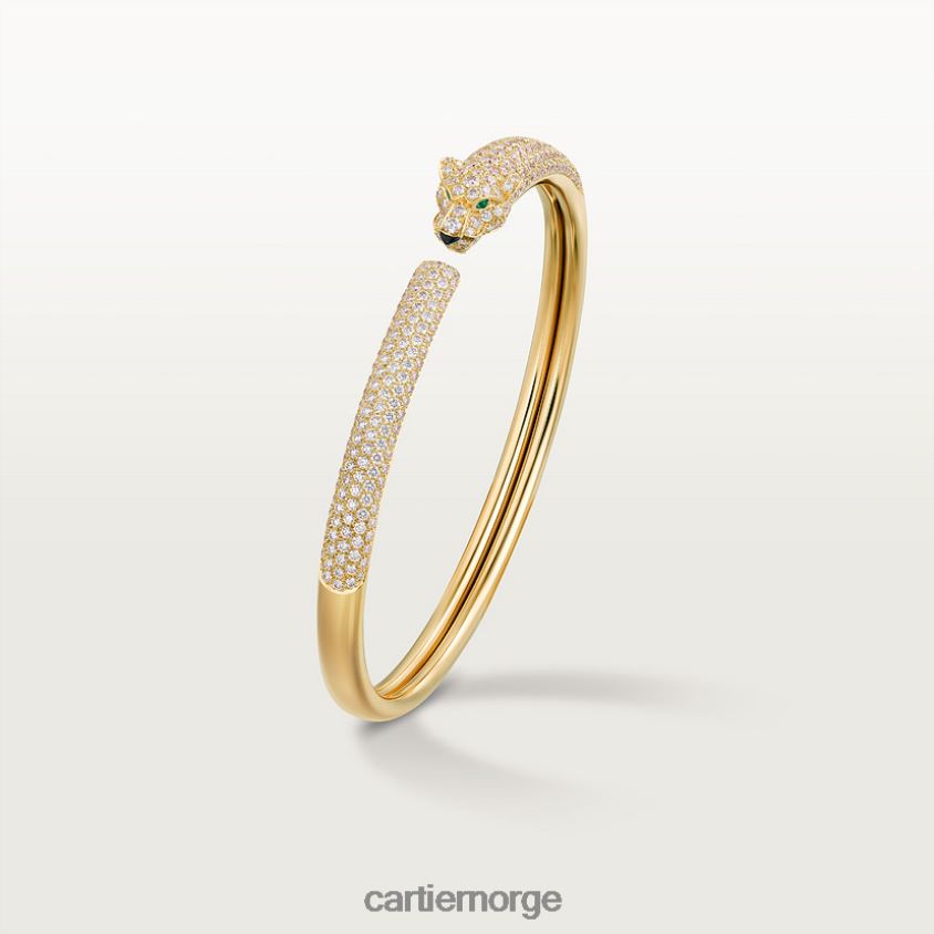 smykker Cartier panter armbånd gult gull F4466N231