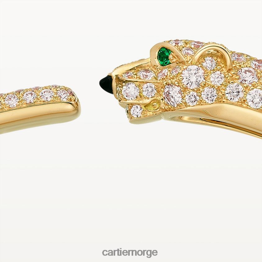 smykker Cartier panter armbånd gult gull F4466N231