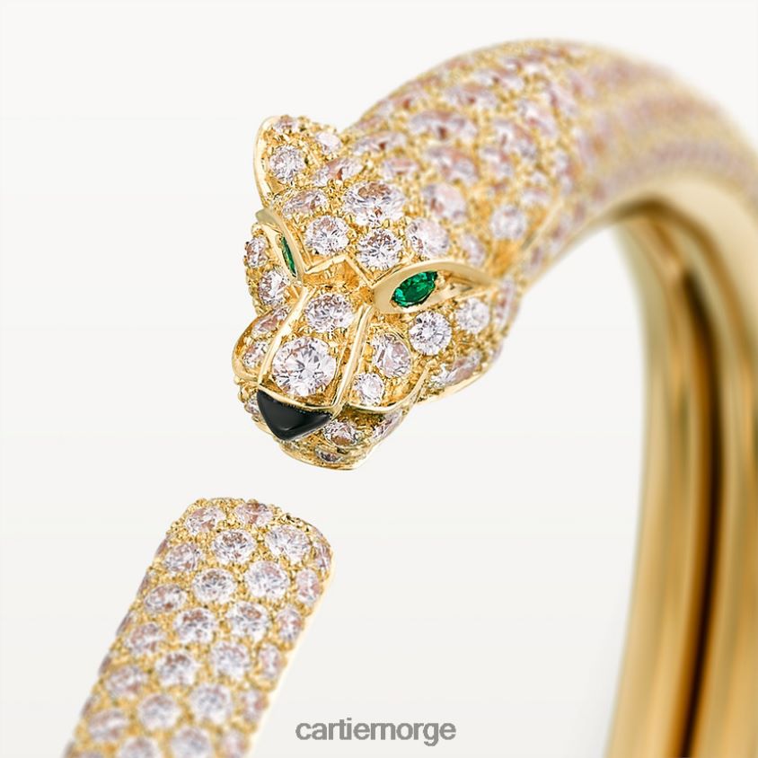 smykker Cartier panter armbånd gult gull F4466N231