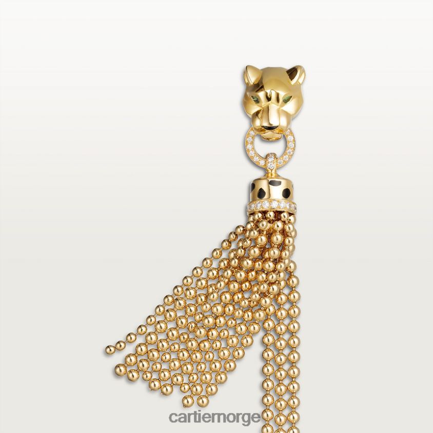 smykker Cartier panter armbånd gult gull F4466N242