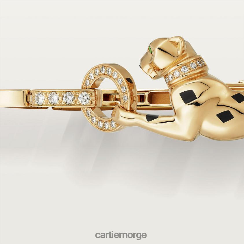 smykker Cartier panter armbånd gult gull F4466N246