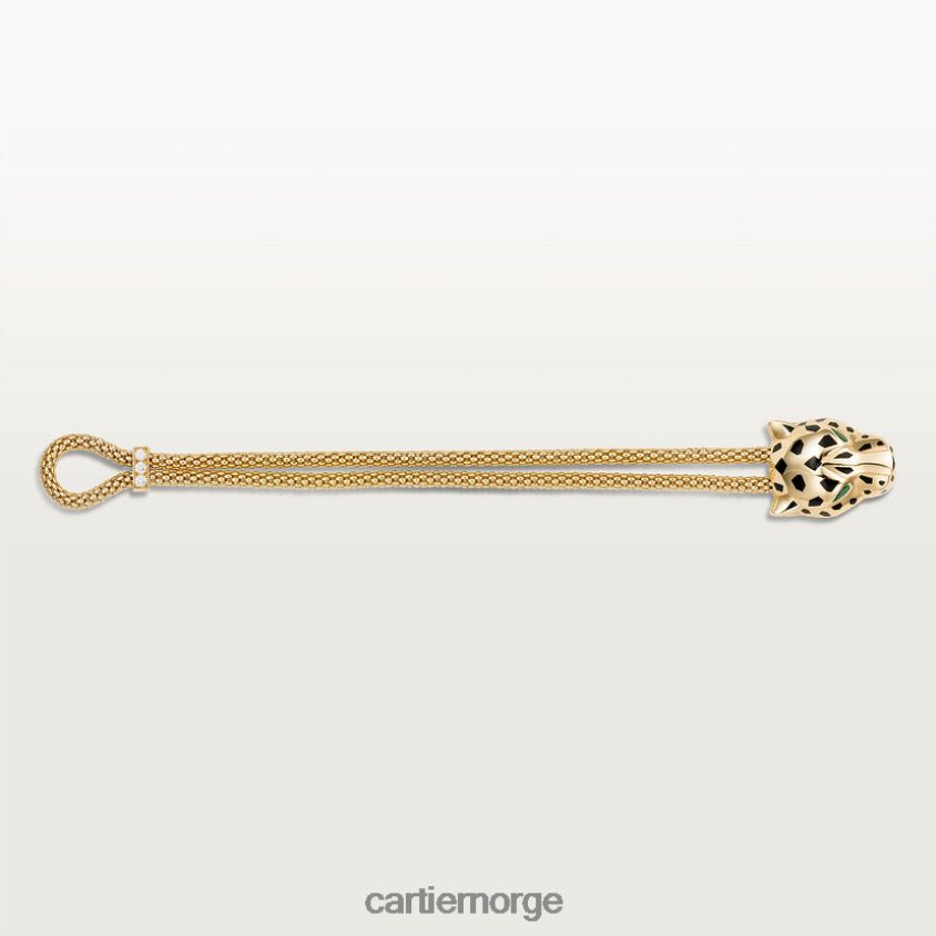smykker Cartier panter armbånd gult gull F4466N254