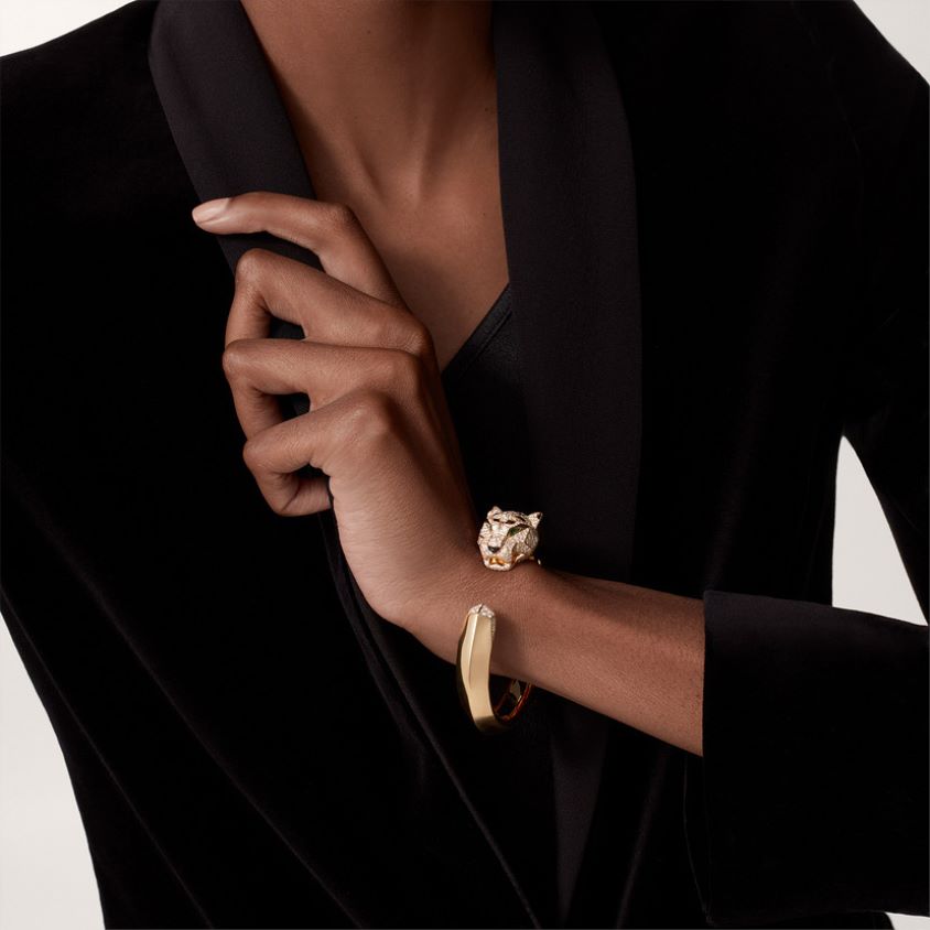 smykker Cartier panter armbånd stilig F4466N252