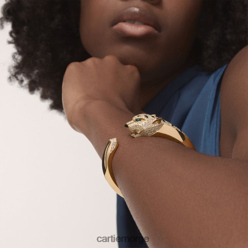 smykker Cartier panter armbånd stilig F4466N253