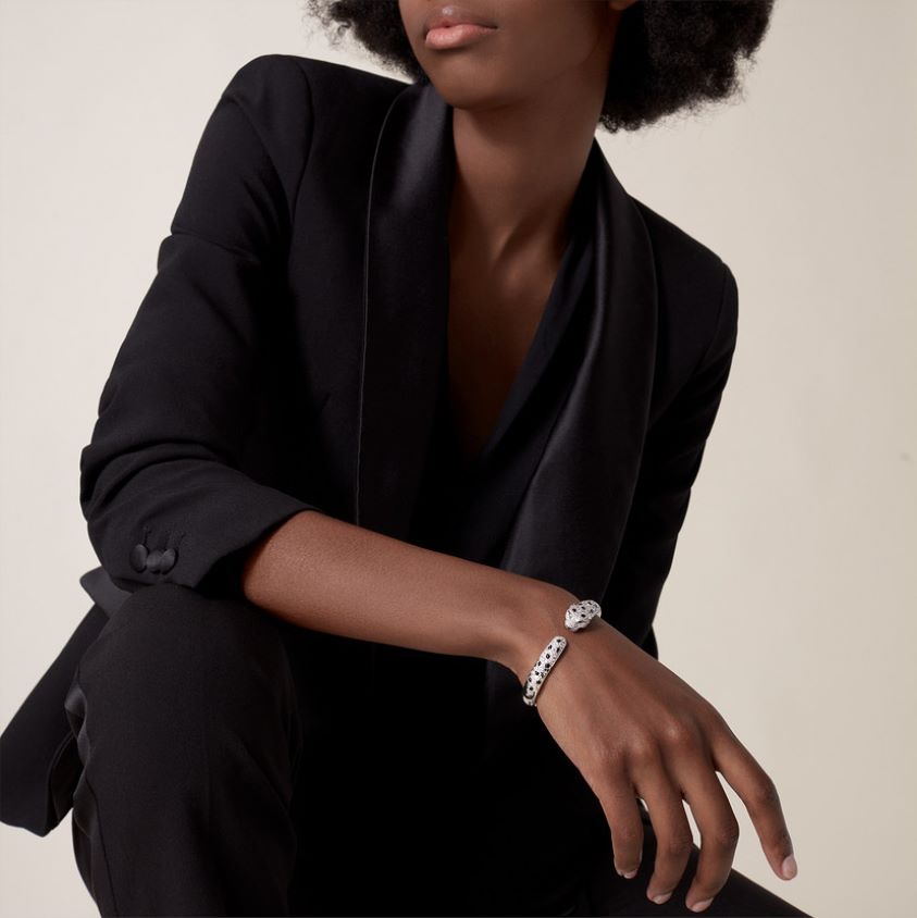 smykker Cartier panter armbånd stilig F4466N257