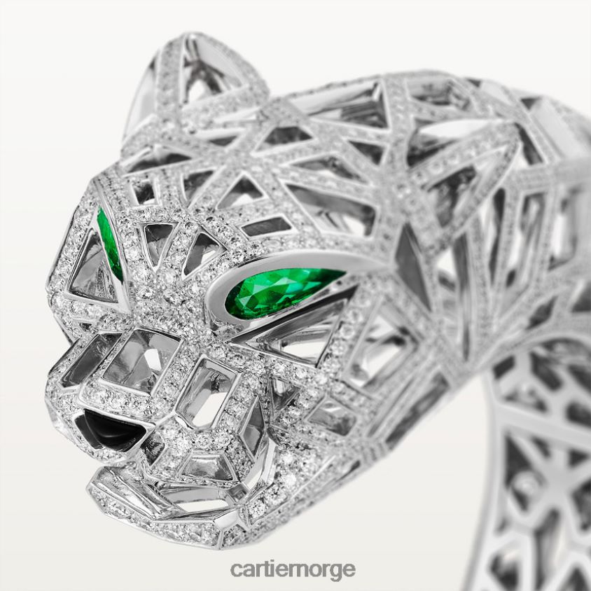 smykker Cartier panter armbånd stilig F4466N266