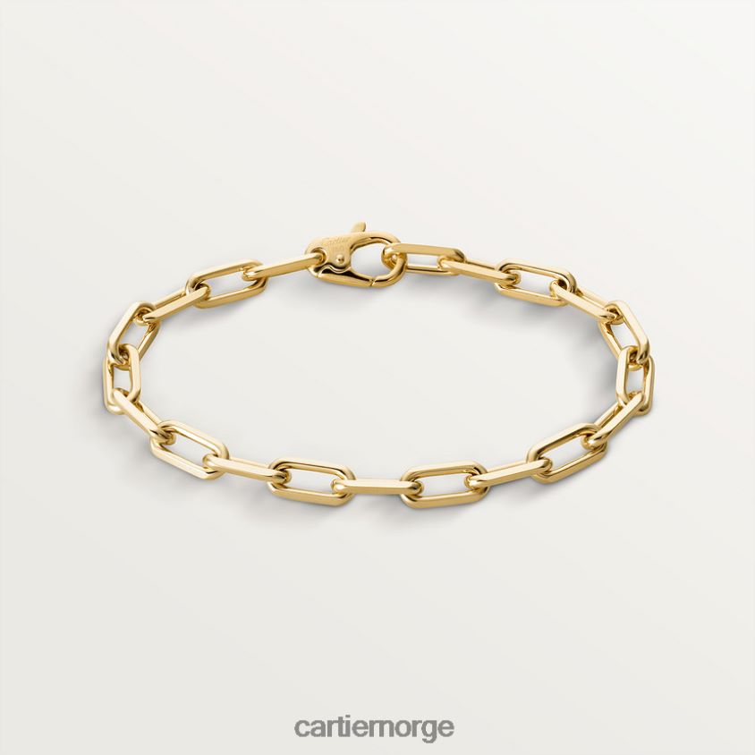 smykker Cartier santos armbånd gult gull F4466N336