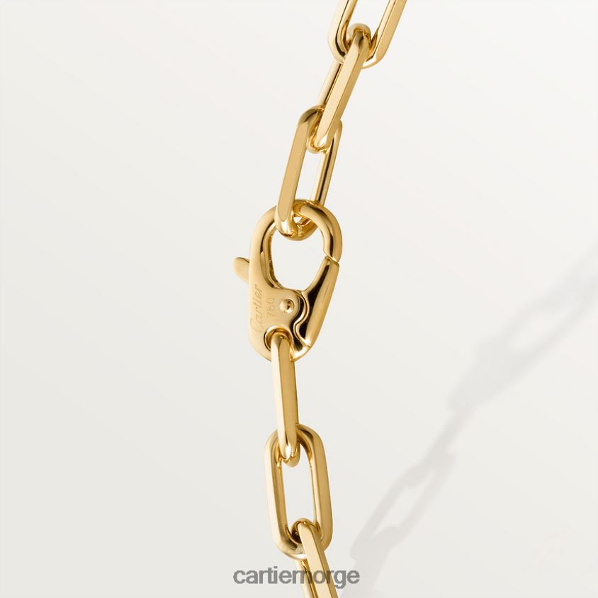 smykker Cartier santos armbånd gult gull F4466N336