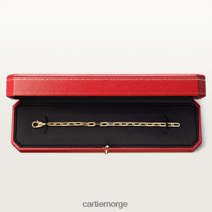 smykker Cartier santos armbånd gult gull F4466N336