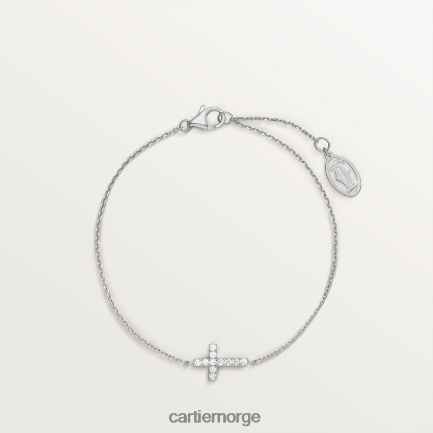 smykker Cartier symboler armbånd hvitt gull F4466N356