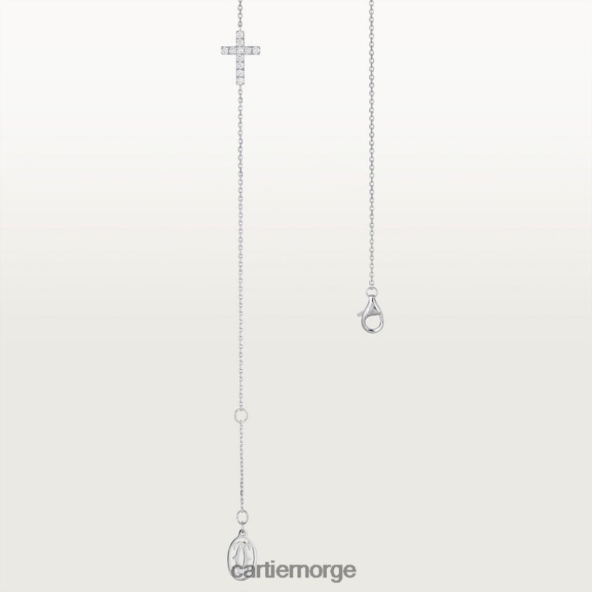 smykker Cartier symboler armbånd hvitt gull F4466N356