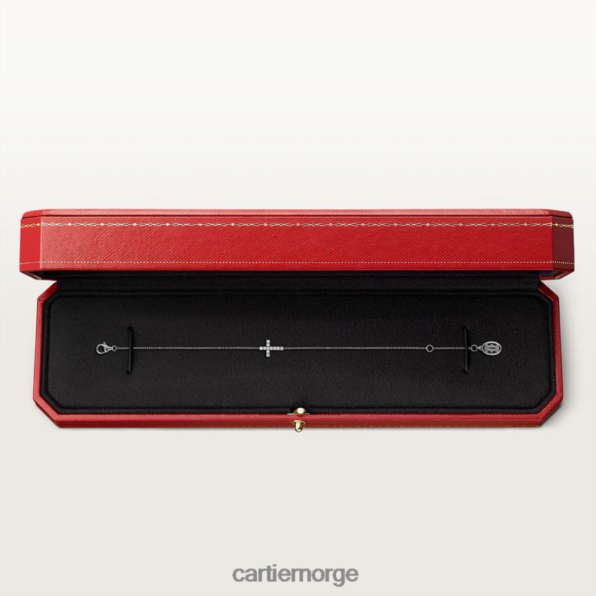 smykker Cartier symboler armbånd hvitt gull F4466N356