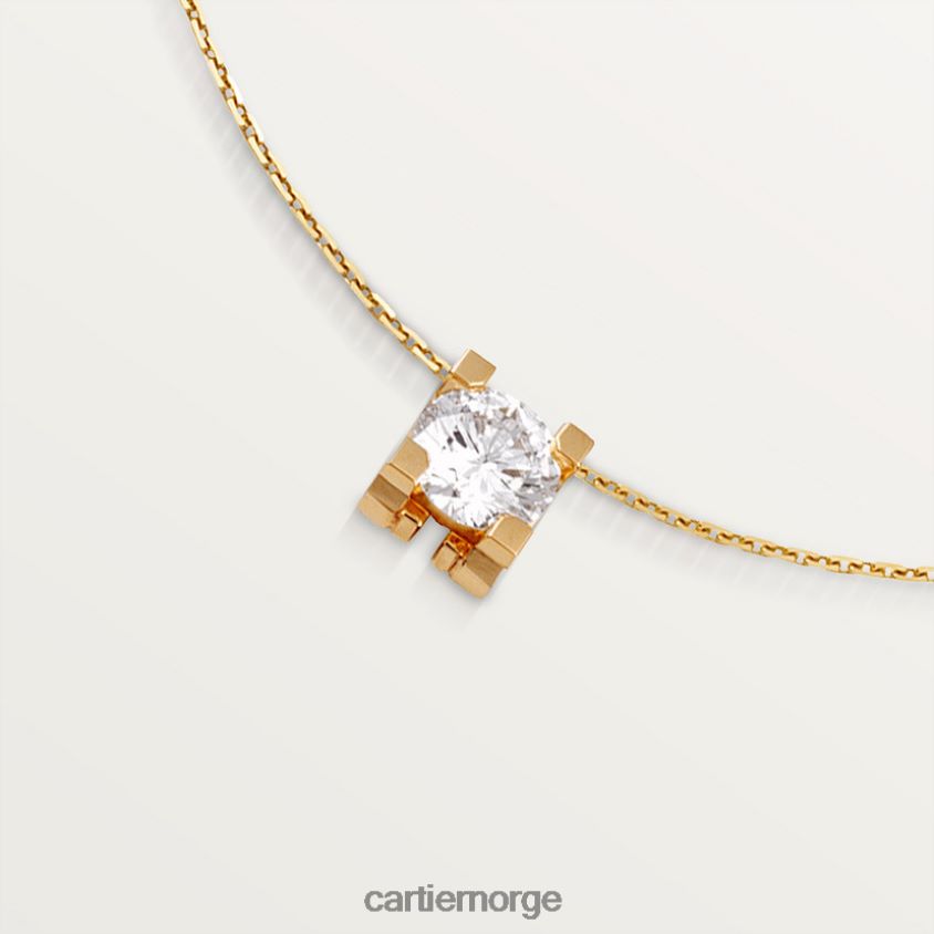 smykker Cartier c kjede stilig F4466N545