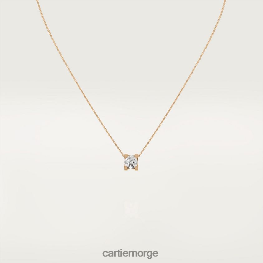 smykker Cartier c kjede stilig F4466N554