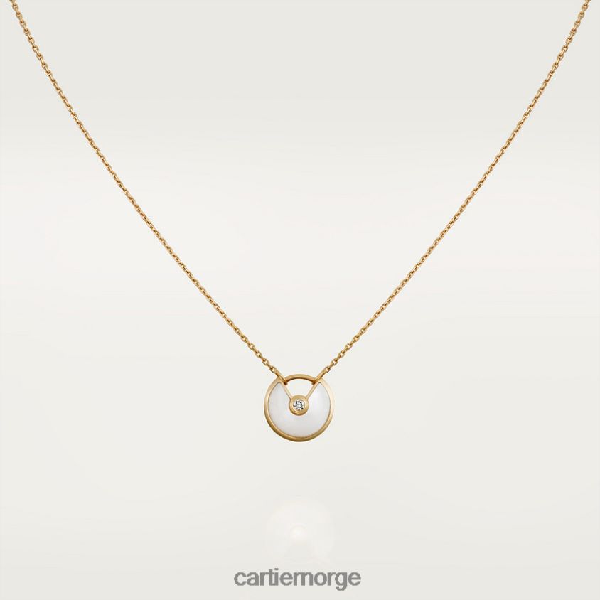 smykker Cartier collier amulett xs gult gull F4466N481