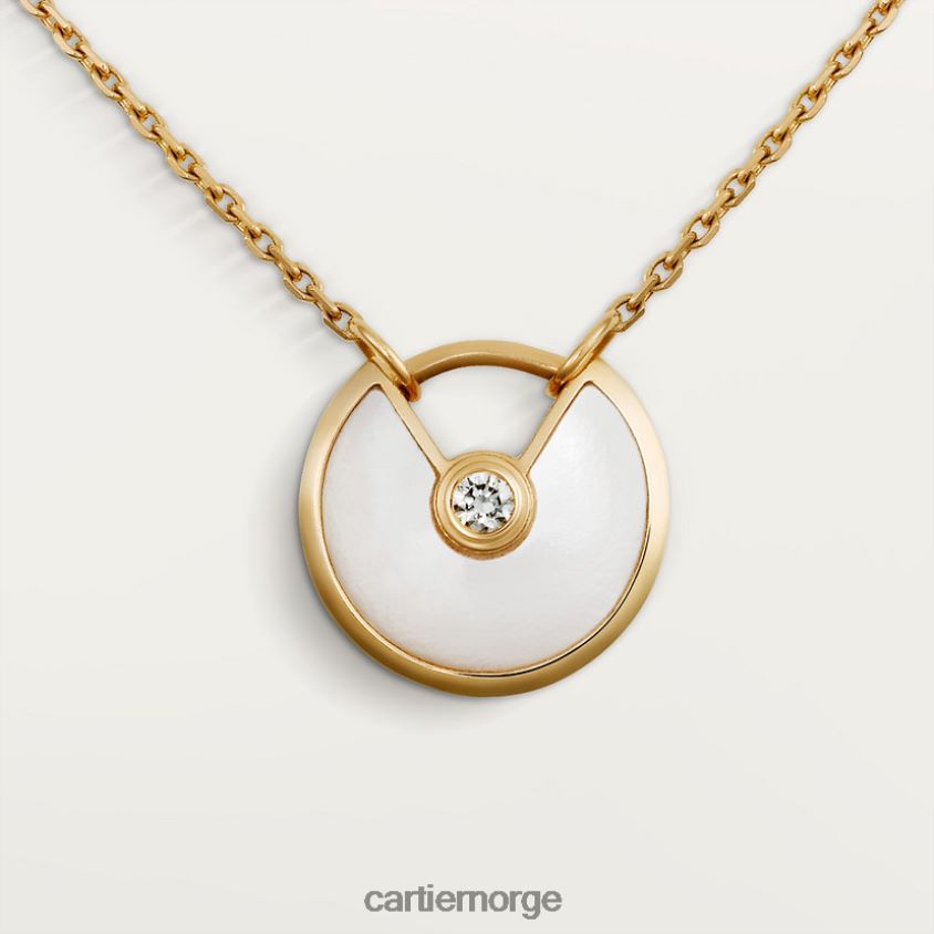 smykker Cartier collier amulett xs gult gull F4466N481