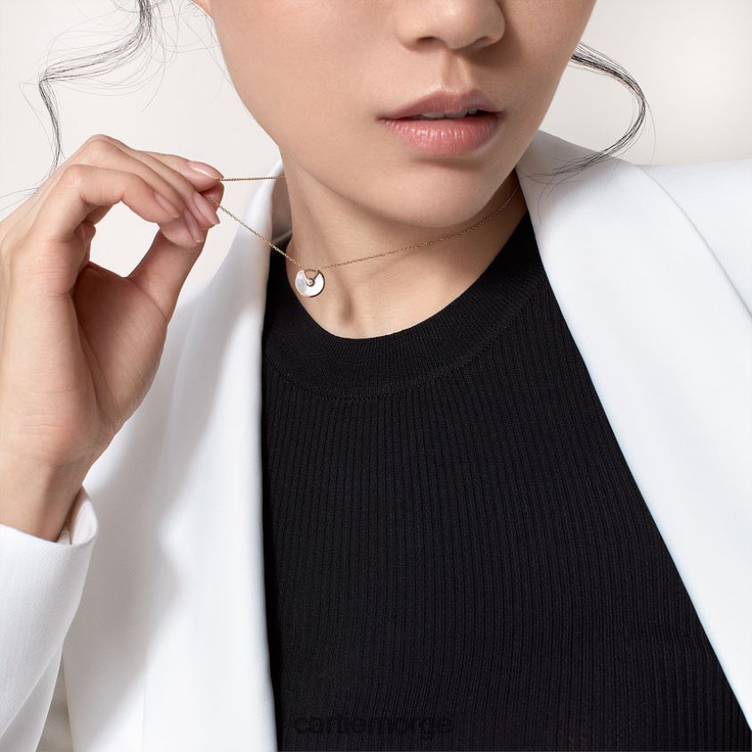 smykker Cartier collier amulett xs gult gull F4466N481